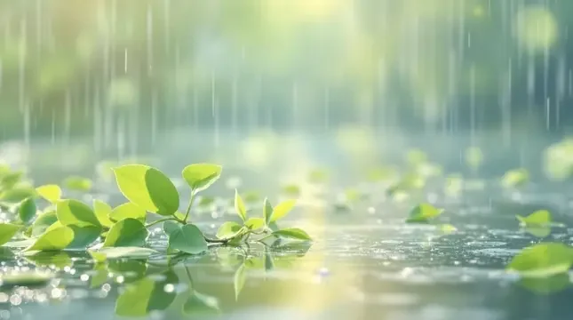雨后散步的治愈时刻